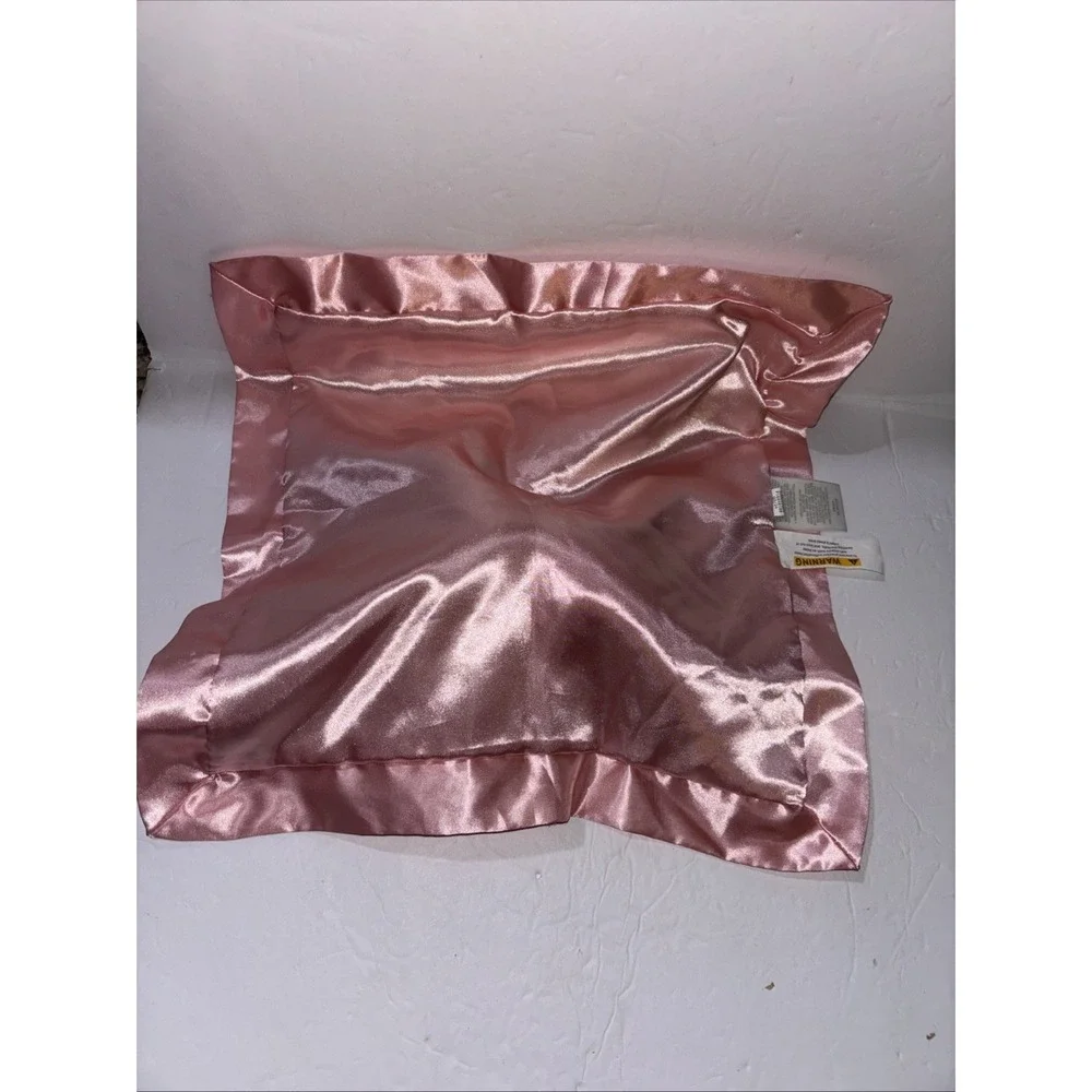 Cloud Island Lovey Flamingo Satin Trim & Back Plush Security Blanket